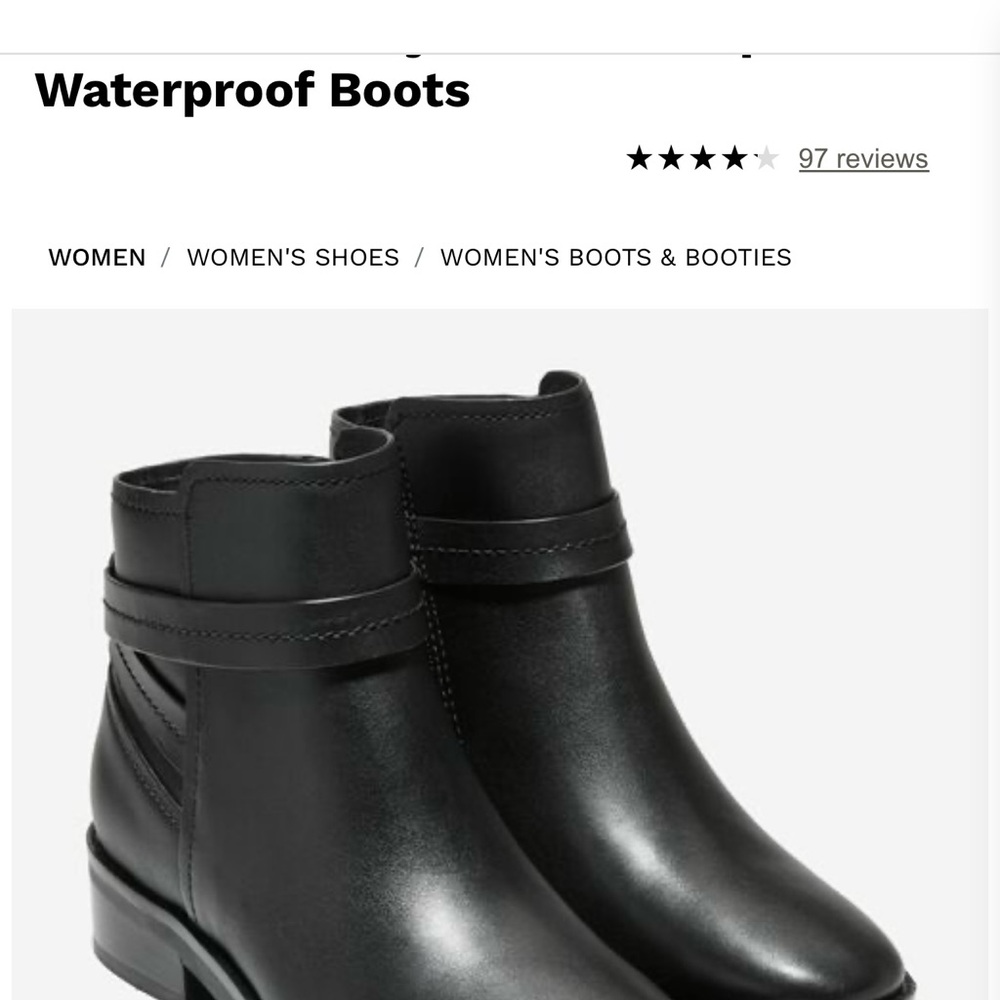 Brand New!  Women's Rosalyn Ankle Strap Waterproof Boots  9.5 - Picture 3 of 9